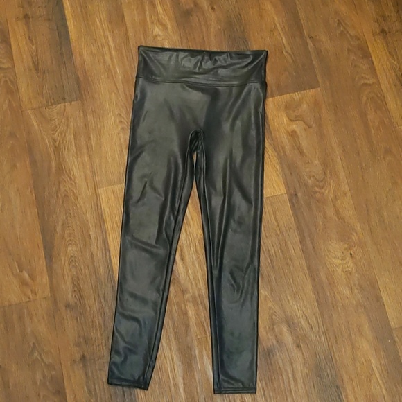 SPANX Other - SPANX shapewear XL black wet look slick leggings